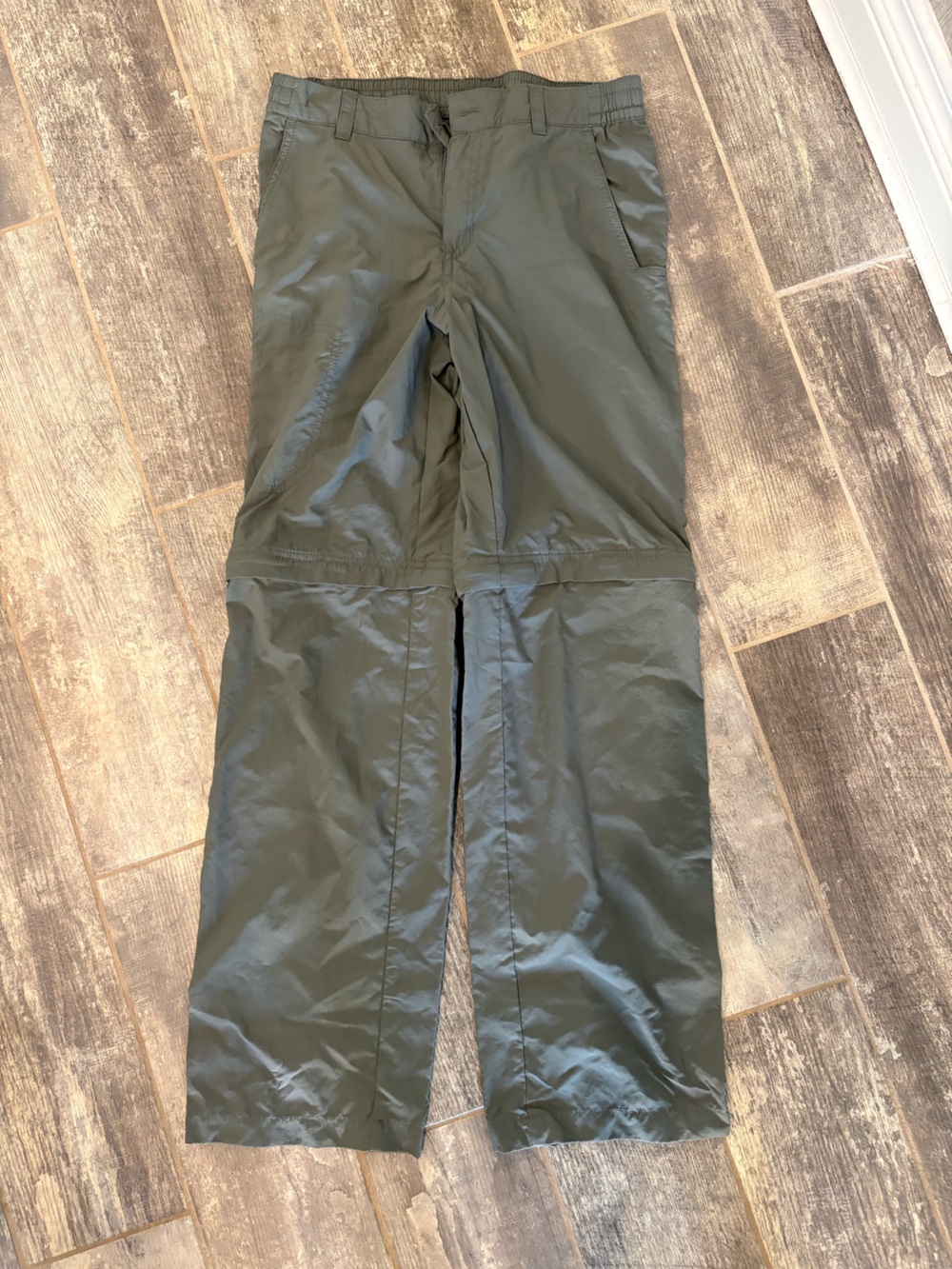 Columbia Olive Green Convertible Kids Pants